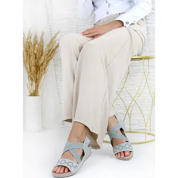 Dámské sandále Bellamila Šedé dámské sandály 2309-5G Velikost: 37