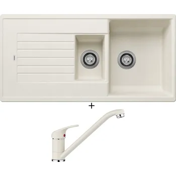 Granitový dřez Granitový dřez SET Blanco ZIA 6 S bílá soft 527207 + Blanco DARAS bílá soft 526935