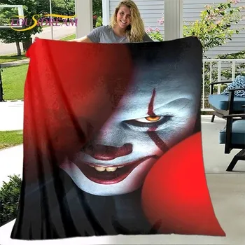 deka Teplá flanelová deka s hororovými postavami - 16,180x230cm