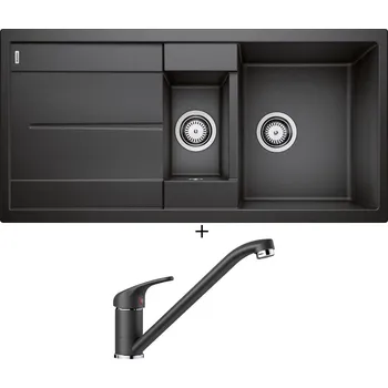 Granitový dřez Granitový dřez SET Blanco METRA 6 S antracit 513230 + Blanco DARAS antracit 517721