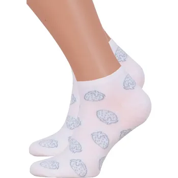 Dámské ponožky Dámské kotníkové ponožky 114/117 Steven Barva/Velikost: šampaň / 35/37