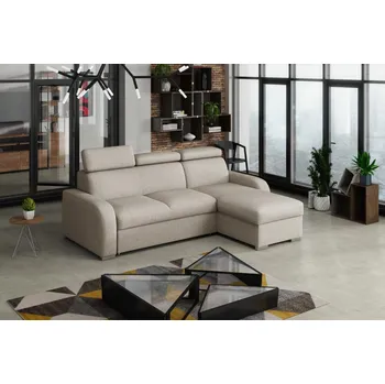 Obývací stěna Sedací souprava Norway UNI 2F-OTO bílá káva