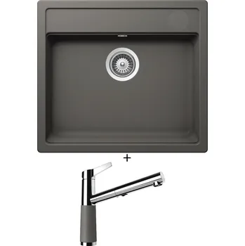 Granitový dřez Granitový dřez SET Schock MONO N-100 Silverstone + Schock SC-510 554120 Silverstone
