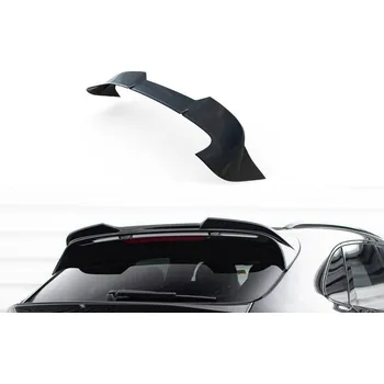 Tuning Prodloužení spoileru horní 3D Porsche Macan GTS Mk1 Facelift 2 černý lesklý plast