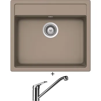 Granitový dřez Granitový dřez SET Schock MONO N-100 Twilight + Schock COSMO 525001 chrom