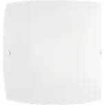 Nova Luce Stropní svítidlo QUALE matné bílé sklo chromovaný kov E27 1x12W