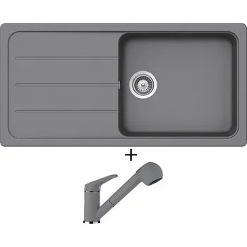 Granitový dřez Granitový dřez SET Schock FORMHAUS D-100L Croma + Schock COSMO 525122 Croma