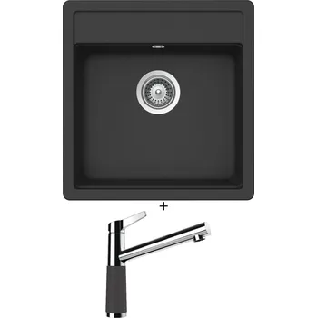 Granitový dřez Granitový dřez SET Schock MONO N-100S Dusk + Schock SC-510 554000 Dusk