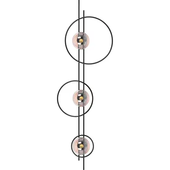 Nástěnné svítidlo Kaja Corsa nástěnné svítidlo 3x40 W černá-jantarová K-5348