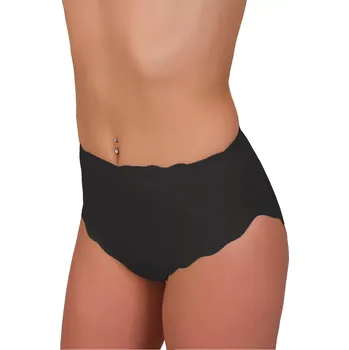 Kalhotky Dámské vyšší bezešvé laserové kalhotky 03-77 Hanna Style Barva/Velikost: černá / M/L