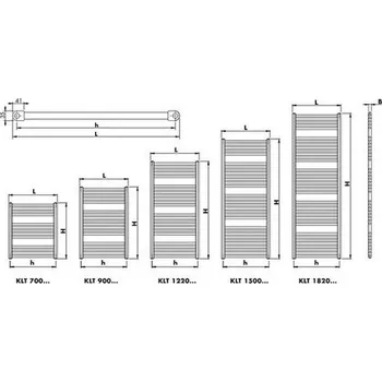 Radiátor Korado KORALUX KLT 1820x500
