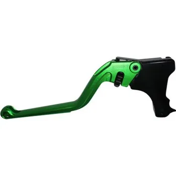 Spojková páčka ACCOSSATO fixed CNC-worked aluminium, green ESB008G