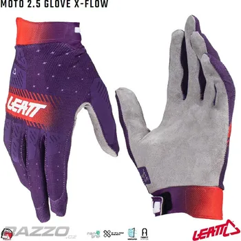 Moto rukavice Rukavice Leatt Moto 2.5 X-Flow Glove Sun Down 2024 10 - L