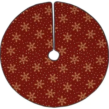 Koberec Podložka pod stromeček golden snowflakes - SLEVA 3% s kodem radost25