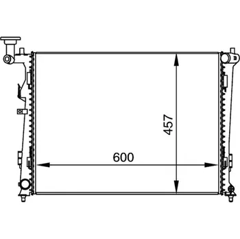 Chladič motoru Chladič, chlazení motoru MAHLE CR 1366 000P