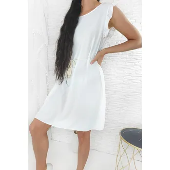 Dámské šaty Lovely Bílé letní šaty MA-2278WH Velikost: XS-L