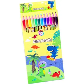 Pastelka Jurský Park pastelkyDinosaurus 12 barev 18cm v krabičce