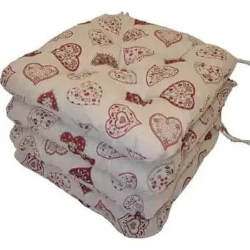 Podsedák Sedák UNI Maxi set 4 kusy - červená srdce - SLEVA 3% s kodem radost25