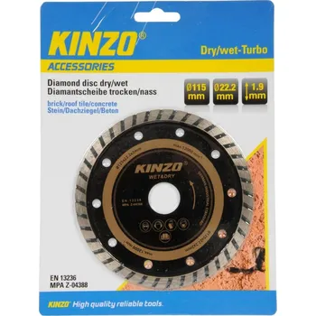 Řezný kotouč KINZO 71761 KINZO - diamantový kotouč TURBO - 115mm