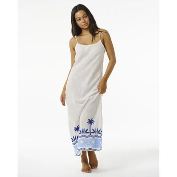 Dámské šaty šaty Rip Curl SANTORINI SUN PRINTED MAXI Blue velikost M