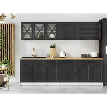 Kuchyňská linka Kuchyňská linka Tyra 260 grafit MAT - doprava zdarma - SLEVA 3% s kodem radost25