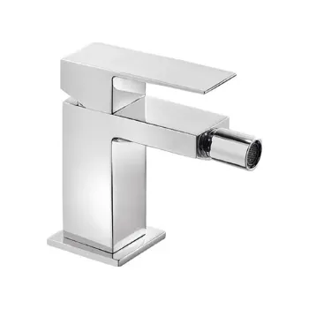 Vodovodní baterie TRES CUADRO chrom bidetová baterie s výpustí 00612001D