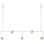 Bílý přírodní kovový věšák na dveře 39 cm Estique – Umbra ID_1534338