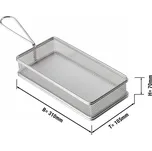 G.Gastro Servírovací fritovací koš SILVER