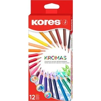 Kresba Pastelky Kores Kromas 12ks trojhranné