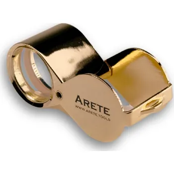 Lupa Šperkařská lupa Arete zlatá 10x 21 mm