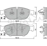 Sada brzdových destiček, kotoučová brzda CIFAM 822-953-0
