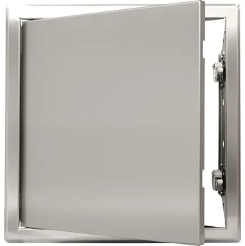 Ventishop KRDCn 300x300 kovová revizní dvířka na tlačný zámek, nerez