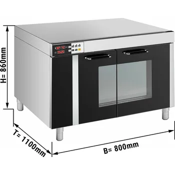 Pec na pizzu G.Gastro Kynárna - digitální - 8x EN 60x40 cm