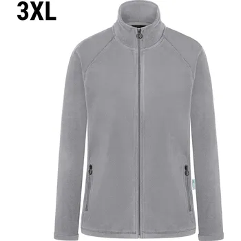 G.Gastro KARLOWSKY | Dámská fleecová bunda Warm-Up - platinově šedá - velikost: 3XL