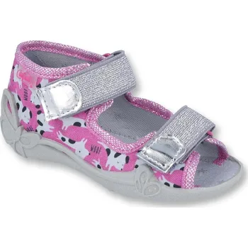 Dívčí bačkory Dívčí bačkůrky BEFADO PAPI 242P095 - pejsci Velikost: 23