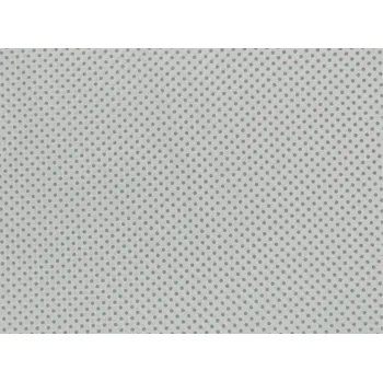 Bavlněná látka Puntíček mentolový 2 mm bílé