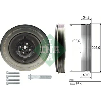 Sada řemenice, kliková hřídel INA 544 0504 20