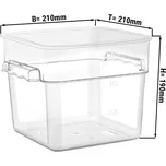 G.Gastro Nádoba na potraviny - 3,8L