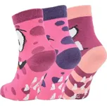 Dívčí veselé protiskluzové froté ponožky VIO