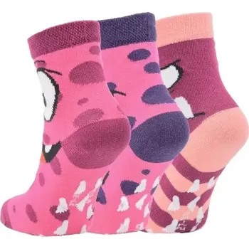 Pánské ponožky Dívčí veselé protiskluzové froté ponožky VIO