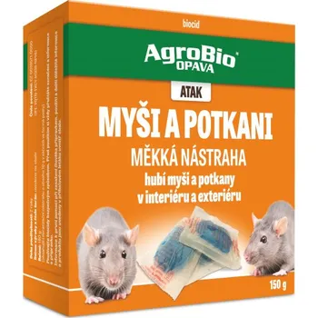 Hubení hlodavce ATAK Myši a potkani - měkká nástraha