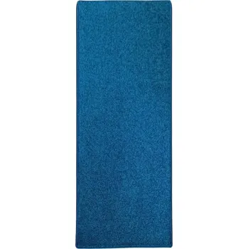 Koberec Běhoun na míru Eton Exklusive turkis, šíře 80 cm, modrá, chodba / předsíň, Vopi - 1 rok na vrácení + DOPRAVA ZDARMA k Vám i zpět