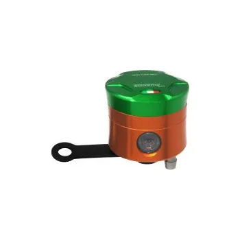 Nádobka na brzdovou kapalinu ACCOSSATO CNC-worked straight bracket included zelená FU104O-G