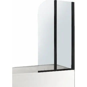 Vanová zástěna Zástěna vanová KFA MODERN 2 VAŇOVÁ ZÁBRANA 81/140 ČERNÁ/ČISTÁ // KNA.F170-06941P