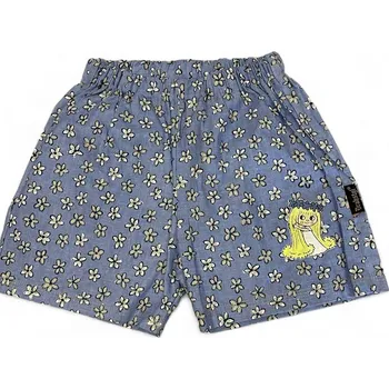 Chlapecké kraťasy Kytičkované šortky plátěné 98-116, velikost 98, Barva Světle modrá, Složení materiálu 100% Bavlna
