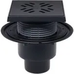 HL podl.vpusť 13,7x13,7 DN50/75/100 litinová mřížka