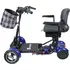 Elektrický invalidní skútr Eroute Fold 2 Pro Li-Ion modrý