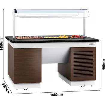 Vinotéka G.Gastro Chladicí deska - 1,6 x 0,8 m - žula
