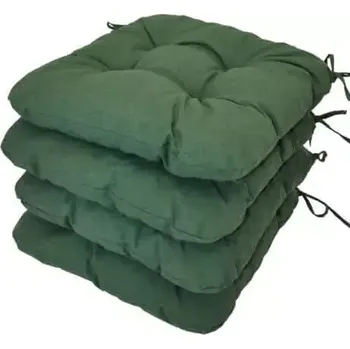 Sedací pytel Sedák UNI set 4 kusy - tmavě zelený melír - SLEVA 3% s kodem radost25