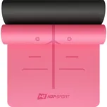 Hop-Sport Podložka na jógu PU 0,5cm HS-P005GM růžová